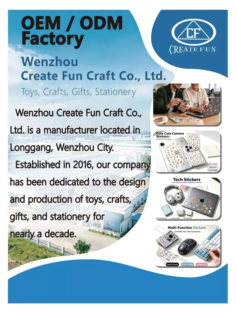 Wenzhou Create Fun Craft Co., Ltd. Жаһандық көрмеде жарқырайды: арнайы жапсырмалар мен DIY ойыншықтарындағы инновацияның онжылдығы