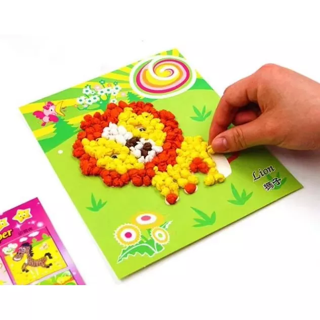 DIY Flock Art ойыншықтары