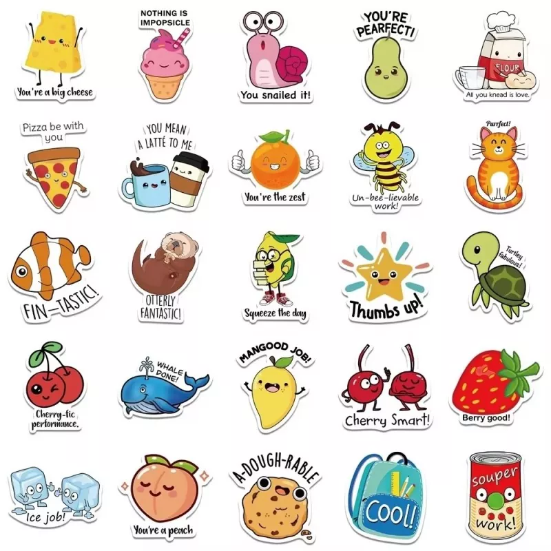 Milk White PVC Sticker